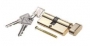Ключевой перфоцилиндр золото 70mm - Ключевой цилиндр (ключ-барашек), 70 мм., золото.
